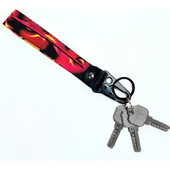 Gearcatweel 1Pack Anime JDM Motorcycle Keychain tag Nylon Keychain Strap Jet Tag - Picture 1 of 7